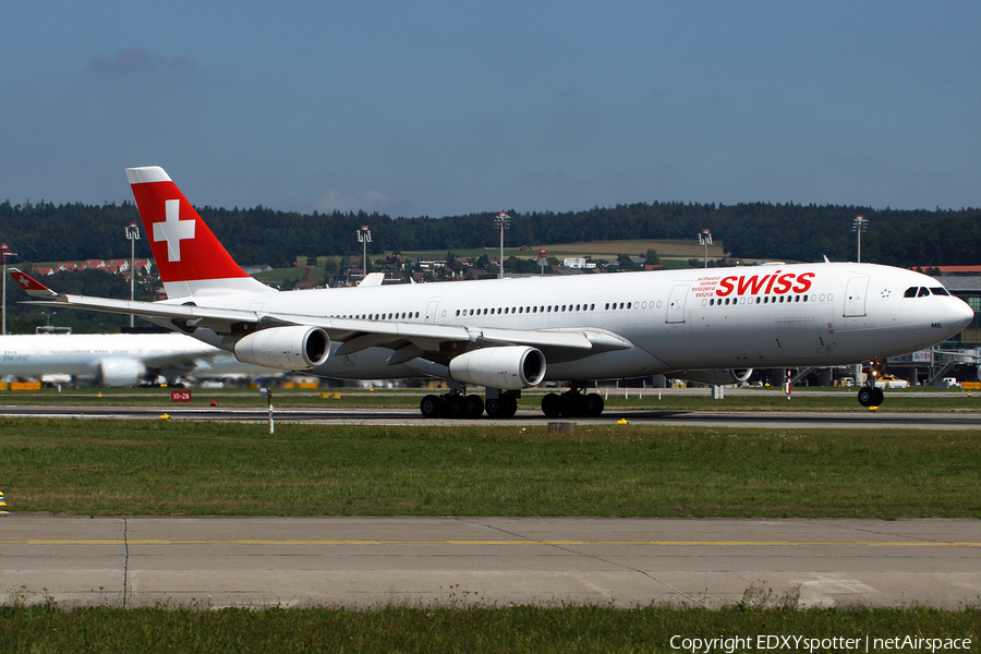 Swiss International Airlines Airbus A340-313E (HB-JME) | Photo 276676
