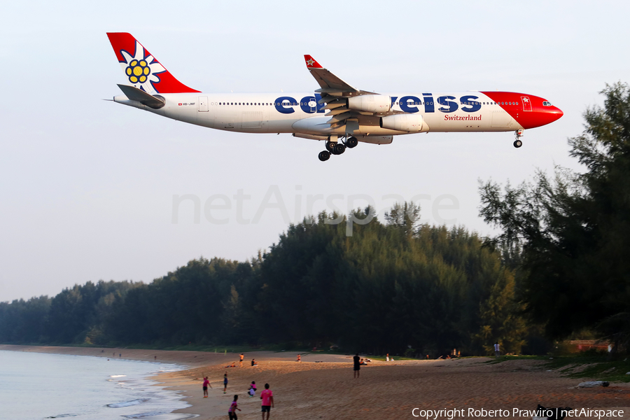 Edelweiss Air Airbus A340-313E (HB-JMF) | Photo 662409