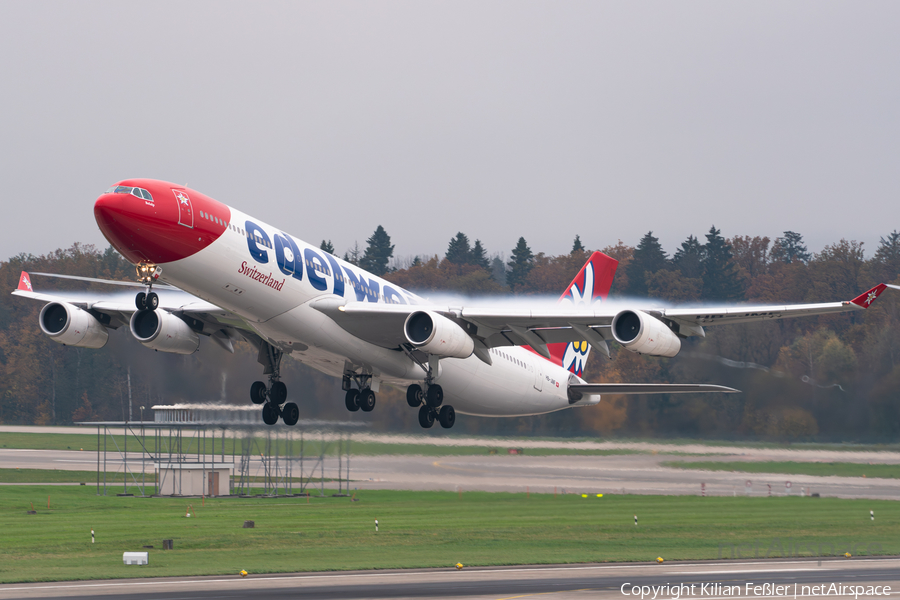 Edelweiss Air Airbus A340-313E (HB-JMF) | Photo 652272