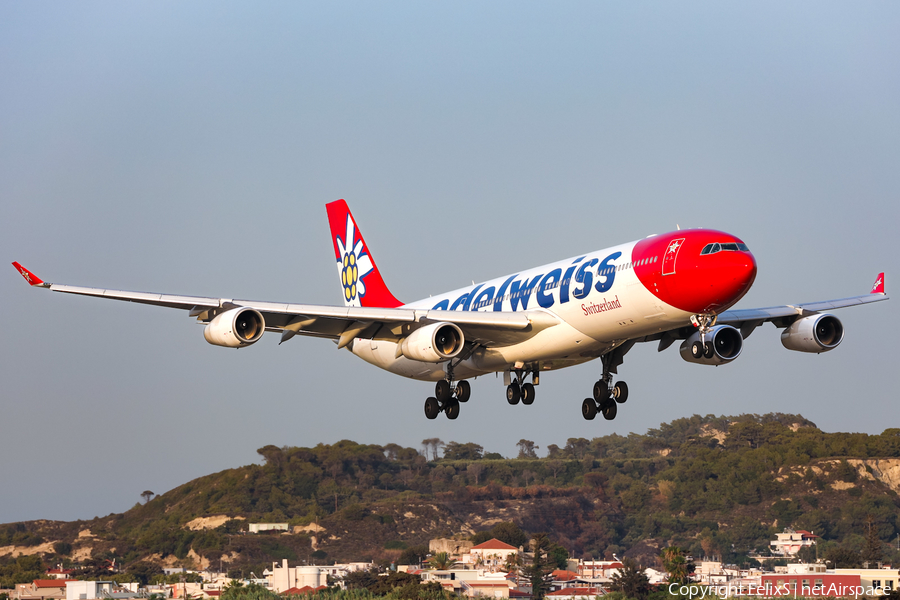 Edelweiss Air Airbus A340-313E (HB-JMF) | Photo 580919