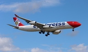 Edelweiss Air Airbus A340-313E (HB-JMF) at  Tampa - International, United States