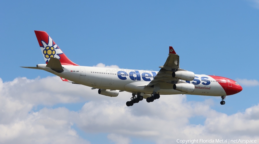 Edelweiss Air Airbus A340-313E (HB-JMF) | Photo 607963