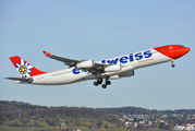 Edelweiss Air Airbus A340-313E (HB-JMF) at  Zurich - Kloten, Switzerland