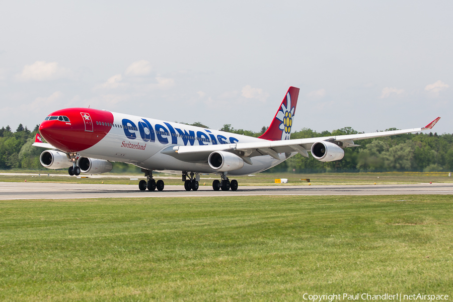 Edelweiss Air Airbus A340-313E (HB-JMF) | Photo 244597