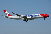 Edelweiss Air Airbus A340-313E (HB-JMF) at  Zurich - Kloten, Switzerland