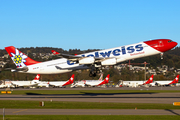 Edelweiss Air Airbus A340-313E (HB-JMF) at  Zurich - Kloten, Switzerland