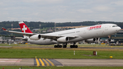 Swiss International Airlines Airbus A340-313E (HB-JMF) at  Zurich - Kloten, Switzerland