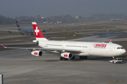 Swiss International Airlines Airbus A340-313E (HB-JMF) at  Zurich - Kloten, Switzerland