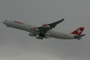 Swiss International Airlines Airbus A340-313E (HB-JMF) at  Zurich - Kloten, Switzerland