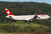 Swiss International Airlines Airbus A340-313E (HB-JMF) at  Zurich - Kloten, Switzerland