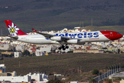 Edelweiss Air Airbus A340-313E (HB-JMG) at  Gran Canaria, Spain
