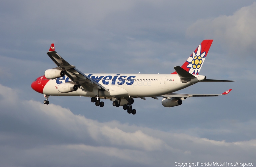 Edelweiss Air Airbus A340-313E (HB-JMG) | Photo 607966