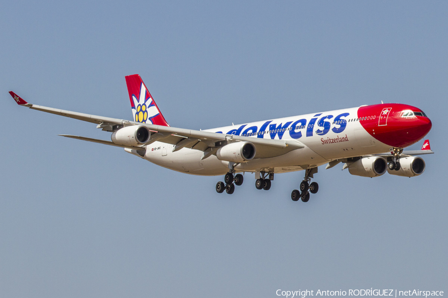 Swiss International Airlines Airbus A340-313E (HB-JMG) | Photo 127828