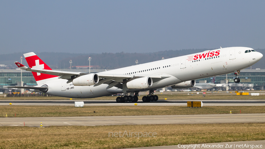 Swiss International Airlines Airbus A340-313E (HB-JMG) | Photo 102480