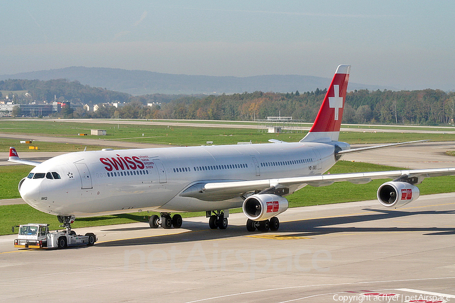 Swiss International Airlines Airbus A340-313E (HB-JMG) | Photo 195975