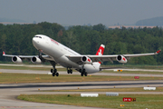 Swiss International Airlines Airbus A340-313E (HB-JMG) at  Zurich - Kloten, Switzerland