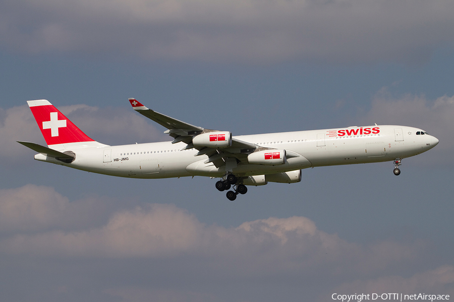Swiss International Airlines Airbus A340-313E (HB-JMG) | Photo 354459