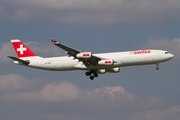 Swiss International Airlines Airbus A340-313E (HB-JMG) at  Zurich - Kloten, Switzerland