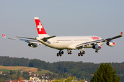 Swiss International Airlines Airbus A340-313E (HB-JMG) at  Zurich - Kloten, Switzerland