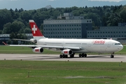 Swiss International Airlines Airbus A340-313E (HB-JMG) at  Zurich - Kloten, Switzerland