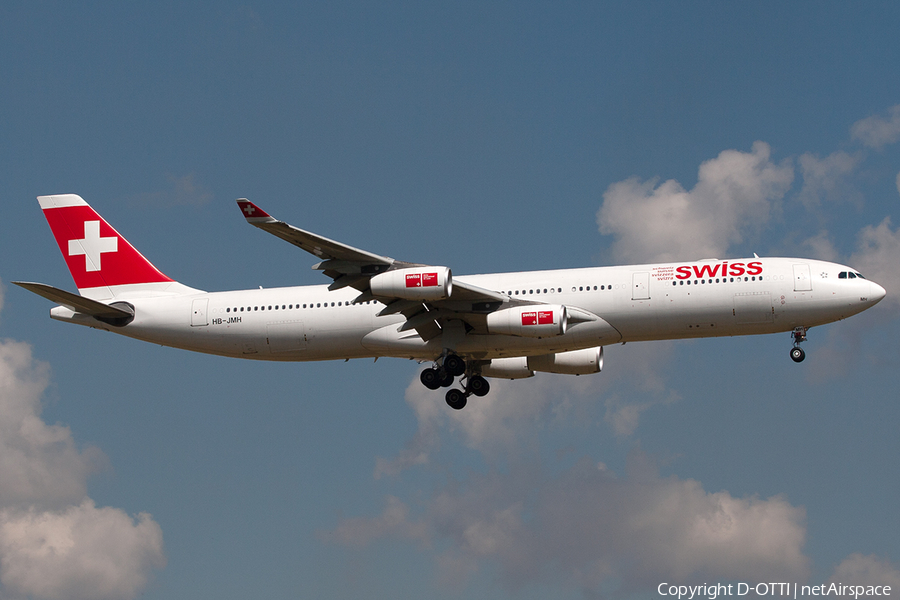 Swiss International Airlines Airbus A340-313E (HB-JMH) | Photo 246210