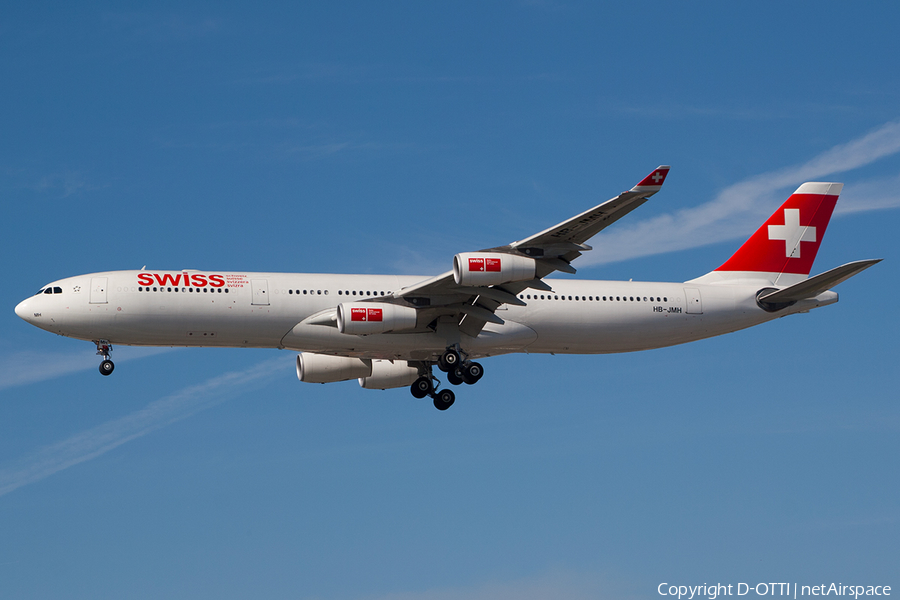 Swiss International Airlines Airbus A340-313E (HB-JMH) | Photo 184176