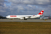 Swiss International Airlines Airbus A340-313E (HB-JMH) at  Miami - International, United States