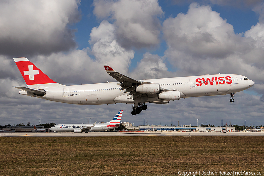 Swiss International Airlines Airbus A340-313E (HB-JMH) | Photo 221348