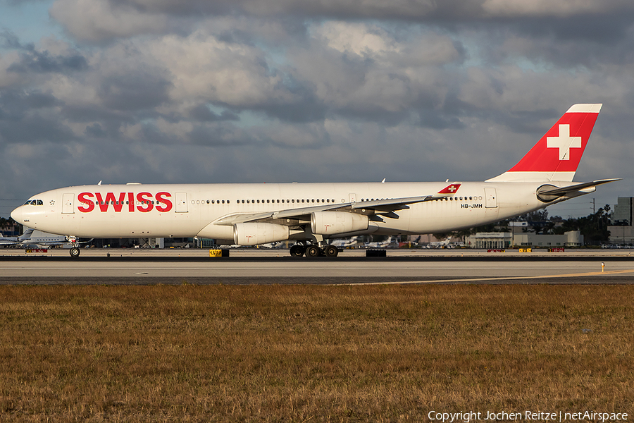 Swiss International Airlines Airbus A340-313E (HB-JMH) | Photo 224654