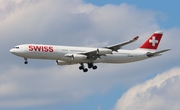 Swiss International Airlines Airbus A340-313E (HB-JMH) at  Chicago - O'Hare International, United States