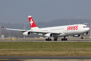 Swiss International Airlines Airbus A340-313E (HB-JMH) at  Zurich - Kloten, Switzerland