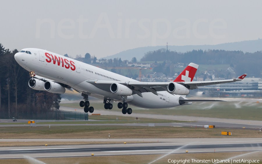 Swiss International Airlines Airbus A340-313E (HB-JMH) | Photo 213699