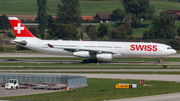 Swiss International Airlines Airbus A340-313E (HB-JMH) at  Zurich - Kloten, Switzerland
