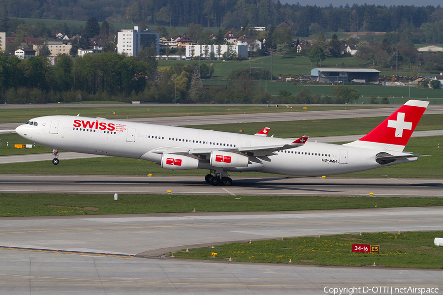Swiss International Airlines Airbus A340-313E (HB-JMH) | Photo 354311