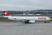 Swiss International Airlines Airbus A340-313E (HB-JMH) at  Zurich - Kloten, Switzerland