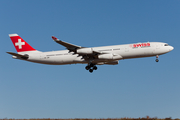 Swiss International Airlines Airbus A340-313E (HB-JMI) at  Johannesburg - O.R.Tambo International, South Africa