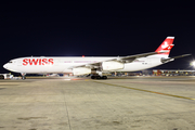 Swiss International Airlines Airbus A340-313E (HB-JMI) at  Johannesburg - O.R.Tambo International, South Africa
