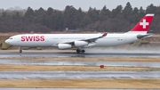 Swiss International Airlines Airbus A340-313E (HB-JMI) at  Tokyo - Narita International, Japan