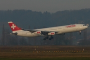 Swiss International Airlines Airbus A340-313E (HB-JMI) at  Zurich - Kloten, Switzerland