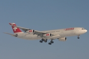 Swiss International Airlines Airbus A340-313E (HB-JMI) at  Zurich - Kloten, Switzerland