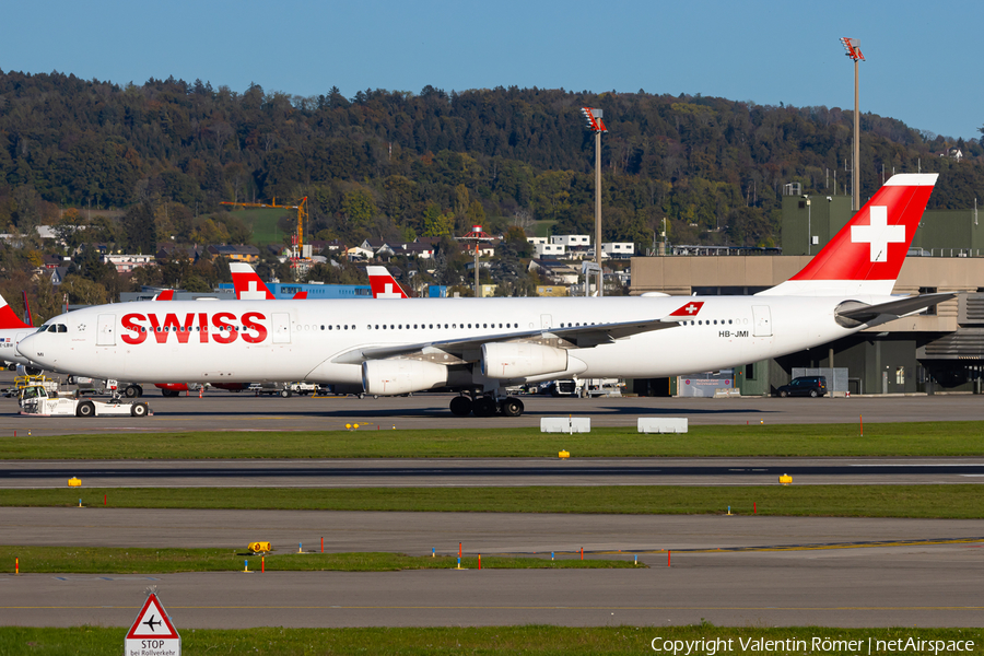 Swiss International Airlines Airbus A340-313E (HB-JMI) | Photo 604822