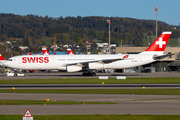 Swiss International Airlines Airbus A340-313E (HB-JMI) at  Zurich - Kloten, Switzerland