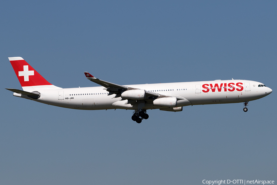 Swiss International Airlines Airbus A340-313E (HB-JMI) | Photo 616987