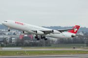 Swiss International Airlines Airbus A340-313E (HB-JMI) at  Zurich - Kloten, Switzerland
