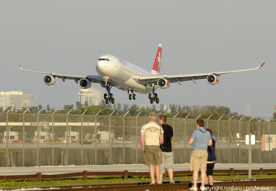 Swiss International Airlines Airbus A340-313X (HB-JMJ) | Photo 117631