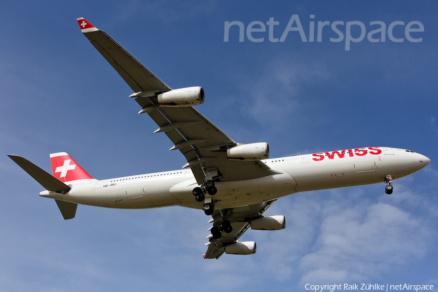 Swiss International Airlines Airbus A340-313X (HB-JMJ) | Photo 71170