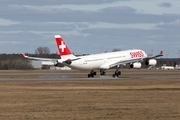 Swiss International Airlines Airbus A340-313X (HB-JMJ) at  Schwerin-Parchim, Germany