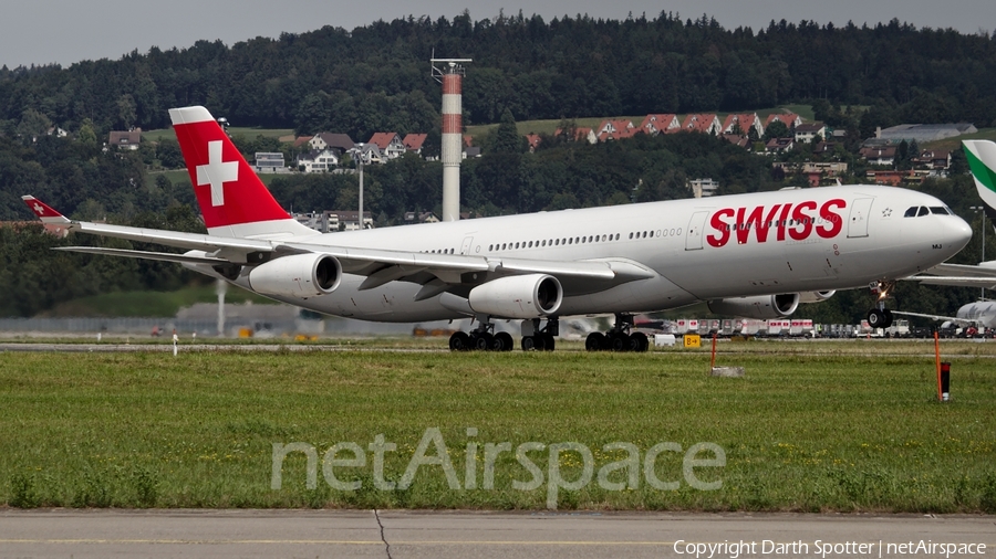 Swiss International Airlines Airbus A340-313X (HB-JMJ) | Photo 231715