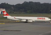 Swiss International Airlines Airbus A340-313X (HB-JMK) at  Sao Paulo - Guarulhos - Andre Franco Montoro (Cumbica), Brazil