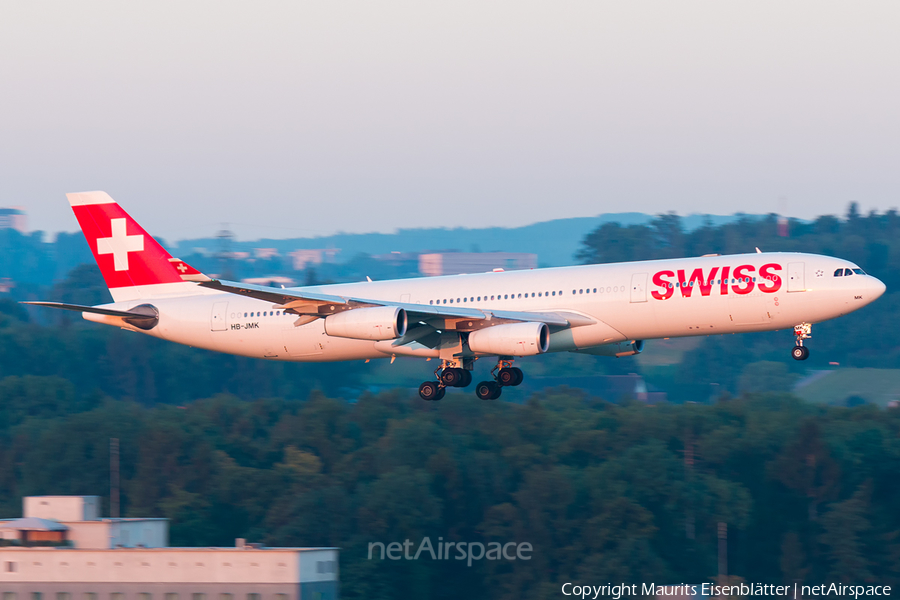 Swiss International Airlines Airbus A340-313X (HB-JMK) | Photo 158315